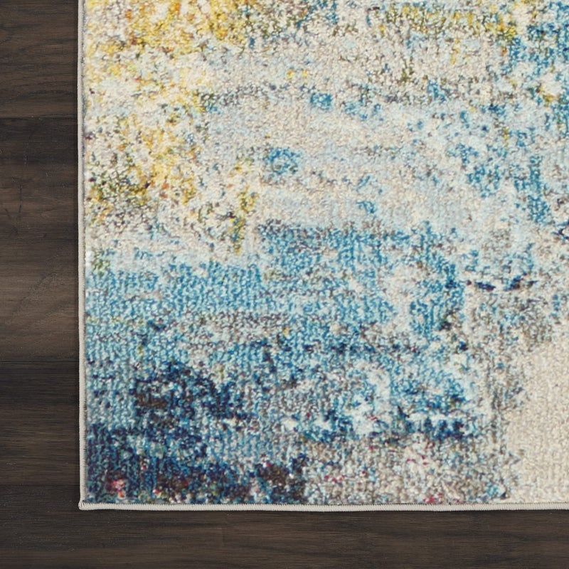 Nourison Home Celestial Sealife 2' x 6' Area Rug - Easy Clean, Non Shedding, Bed Room, Living Room, Dining Room, Kitchen (6' Runner) - Image 3